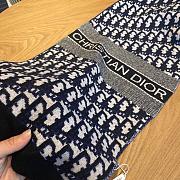 	 Kitlife Dior Cashmere Oblique Black Scarf - 30*200cm - 5