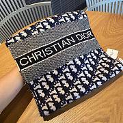 	 Kitlife Dior Cashmere Oblique Black Scarf - 30*200cm - 2
