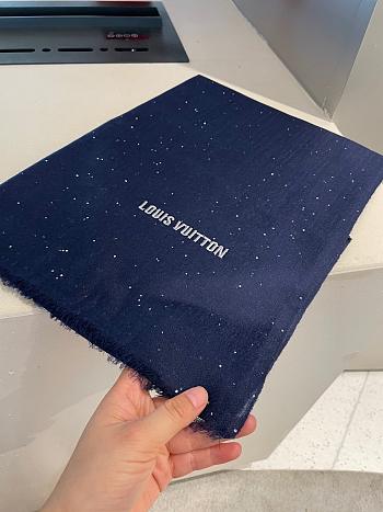 Kitlife Louis Vuitton Blue Scarf - 105*180cm