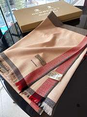 Kitlife Burberry Lightweight Check Wool & Silk Scarf - 70*200cm - 3