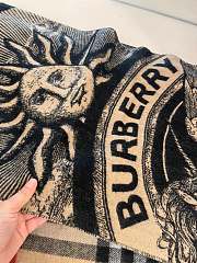 Kitlife Burberry reversible cashmere fringed scarf - 45*210cm - 5