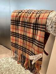 Kitlife Burberry Mini Classic Vintage Check Cashmere Scarf - 30*180cm - 3