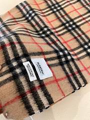 Kitlife Burberry Mini Classic Vintage Check Cashmere Scarf - 30*180cm - 2