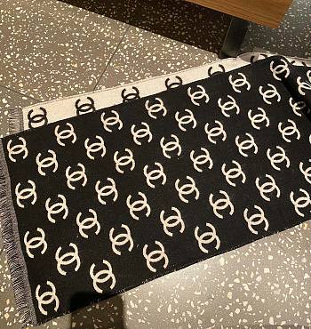 Kitlife Chanel 20B Chanel Wool & Cashmere Scarf - 35 * 180 cm