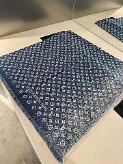 Kitlife Louis Vuitton DENIM GRADIENT MONOGRAM SHAWL - 140*140cm - 2