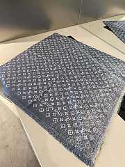 Kitlife Louis Vuitton DENIM GRADIENT MONOGRAM SHAWL - 140*140cm - 3