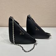 	 Kitlife Prada Symbole leather mini black bag - 28x16x13cm - 5