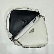 	 Kitlife Prada Symbole leather mini white bag - 28x16x13cm - 4