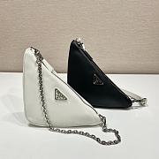 	 Kitlife Prada Symbole leather mini white bag - 28x16x13cm - 2