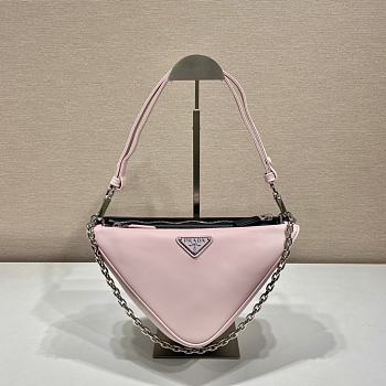 	 Kitlife Prada Symbole leather mini pink bag - 28x16x13cm