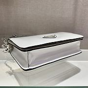 	 Kitlife Prada Brushed leather shoulder white bag - 19x10.5x3.5cm - 2