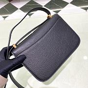 Kitlife Prada Saffiano leather shoulder black bag - 1BD320 - 22x15x6cm - 2