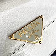 	 Kitlife Prada Saffiano leather shoulder white bag - 1BD320 - 22x15x6cm - 4