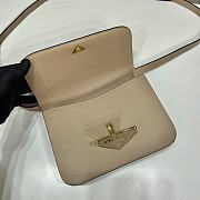 	 Kitlife Prada Saffiano leather shoulder sand beige bag - 1BD320 - 22x15x6cm - 3