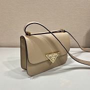 	 Kitlife Prada Saffiano leather shoulder sand beige bag - 1BD320 - 22x15x6cm - 4