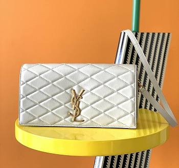 Kitlife YSL Classic Kate Flap Crossbody Bag White - 678828 – 26x4.5x13cm