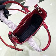 Kitlife Prada Small brushed leather tote red - 17.5x15x5cm - 5