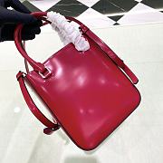 Kitlife Prada Small brushed leather tote red - 17.5x15x5cm - 3