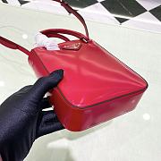 Kitlife Prada Small brushed leather tote red - 17.5x15x5cm - 4