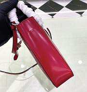 Kitlife Prada Small brushed leather tote red - 17.5x15x5cm - 2