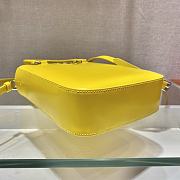 Kitlife Prada Small brushed leather yellow  - 17.5x15x5cm - 3
