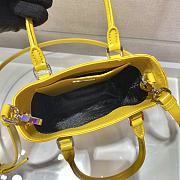 Kitlife Prada Small brushed leather yellow  - 17.5x15x5cm - 2