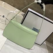 Ktilife Prada Cleo brushed leather shoulder mint bag - 1BD276 - 30*19*3.5CM - 3