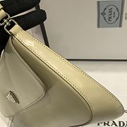 	 Ktilife Prada Cleo brushed leather shoulder beige bag - 1BD276 - 30*19*3.5CM - 4