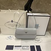 	 Ktilife Prada Cleo brushed leather shoulder blue bag - 1BD276 - 30*19*3.5CM - 1