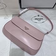 	 Ktilife Prada Cleo brushed leather shoulder pink bag - 1BD276 - 30*19*3.5CM - 3