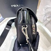 Kitlife Prada Pocket nylon and brushed leather black bag - 1BD295 - 23x12.5x5.5cm - 5