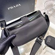 Kitlife Prada Pocket nylon and brushed leather black bag - 1BD295 - 23x12.5x5.5cm - 2