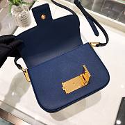 Kitlife Prada Embleme Bag In Blue Saffiano - 1BD217 - 14*20.5* - 4