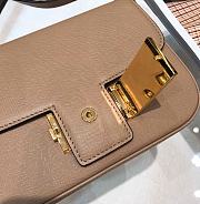 	 Kitlife Prada Embleme Bag In Beige Saffiano - 1BD217 - 14*20.5*cm - 5