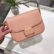 	 Kitlife Prada Embleme Bag In Nude Saffiano - 1BD217 - 14*20.5*cm - 1