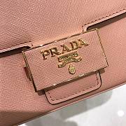 	 Kitlife Prada Embleme Bag In Nude Saffiano - 1BD217 - 14*20.5*cm - 2