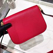 	 Kitlife Prada Embleme Bag In Red Saffiano - 1BD217 - 14*20.5* - 4