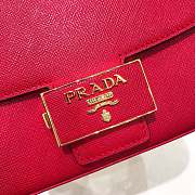 	 Kitlife Prada Embleme Bag In Red Saffiano - 1BD217 - 14*20.5* - 3