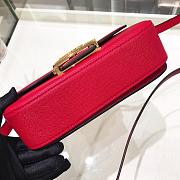 	 Kitlife Prada Embleme Bag In Red Saffiano - 1BD217 - 14*20.5* - 2