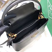 Kitlife Prada Medium Saffiano Leather Prada Matinée Black Bag - 28.5x20.5x12.5cm - 5