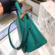 Kitlife Prada Medium Saffiano Leather Prada Matinée Green Bag - 28.5x20.5x12.5cm - 4