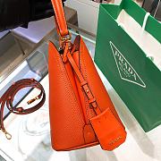 Kitlife Prada Medium Saffiano Leather Prada Matinée Orange Bag - 28.5x20.5x12.5cm - 5