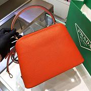 Kitlife Prada Medium Saffiano Leather Prada Matinée Orange Bag - 28.5x20.5x12.5cm - 2