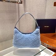 KITLIFE PRADA RE-EDITION 2000 MINI BAG PERIWINKLE BLUE - 23x14x5cm - 5