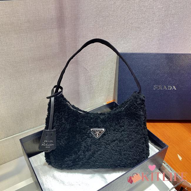 	 KITLIFE PRADA RE-EDITION 2000 MINI BAG PERIWINKLE BLACK - 23x14x5cm - 1