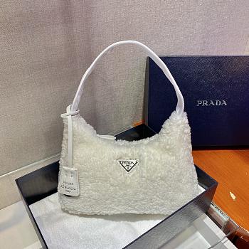 KITLIFE PRADA RE-EDITION 2000 MINI BAG PERIWINKLE WHITE - 23x14x5cm