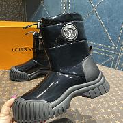 KITLIFE LOUIS VUITTON RUBY ANKLE BOOT PATENT BLACK LEATHER - 1AB0FX - 4