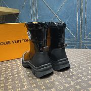KITLIFE LOUIS VUITTON RUBY ANKLE BOOT PATENT BLACK LEATHER - 1AB0FX - 3