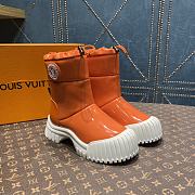KITLIFE LOUIS VUITTON RUBY ANKLE BOOT PATENT ORANGE LEATHER - 1AB0FX - 5