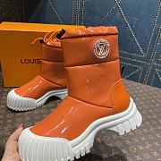 KITLIFE LOUIS VUITTON RUBY ANKLE BOOT PATENT ORANGE LEATHER - 1AB0FX - 4